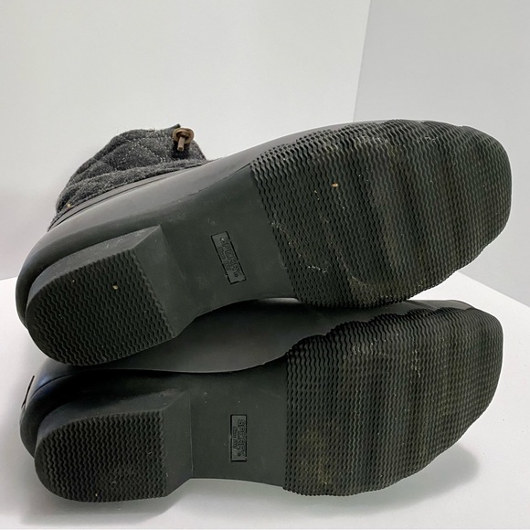 Sperry Grey Wool Quilted Saltwater Duck Boots size 8.5 - Picture 5 of 5